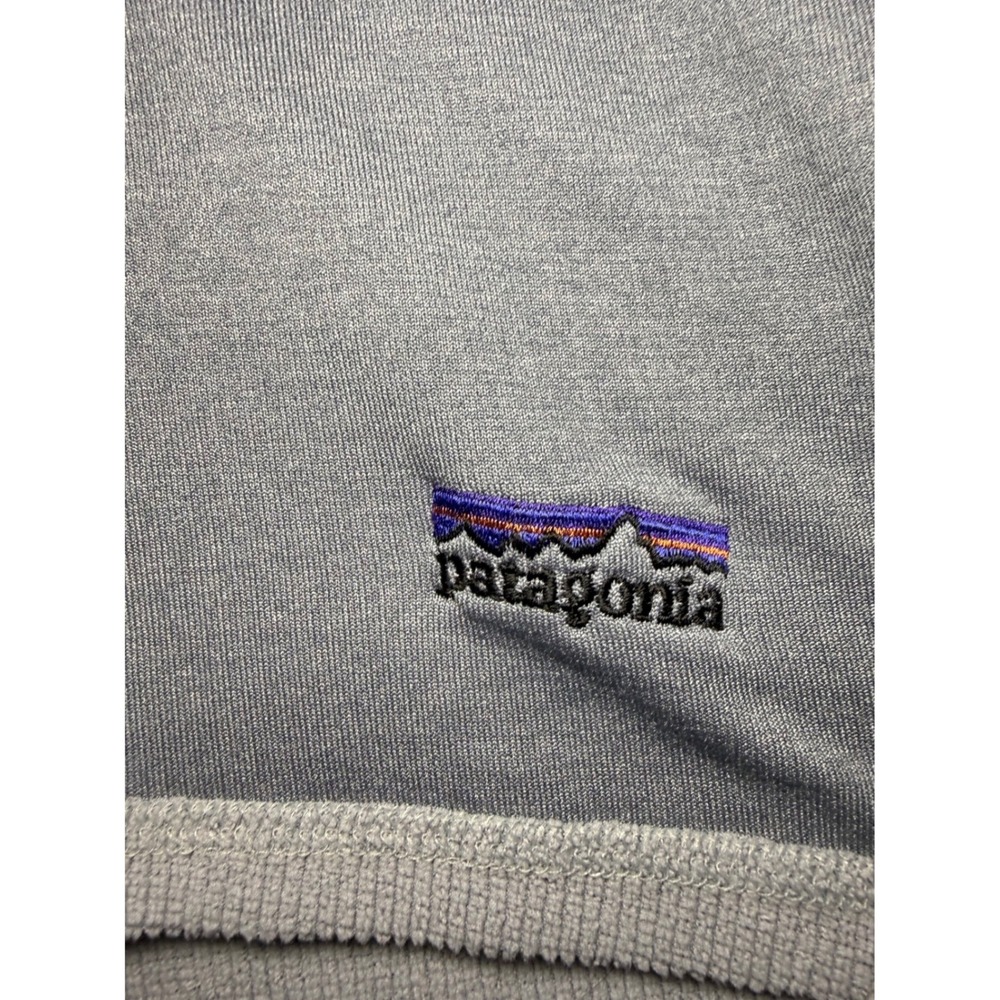 Patagonia Men Medium Gray Long Sleeve Crew Neck Shirt - Picture 3 of 9